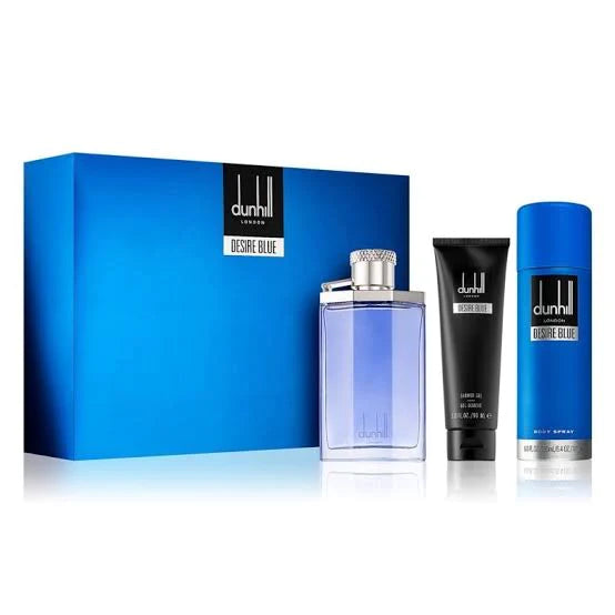 DUNHILL DESIRE BLUE 100ML+S/GEL+A/SHAVE BALM