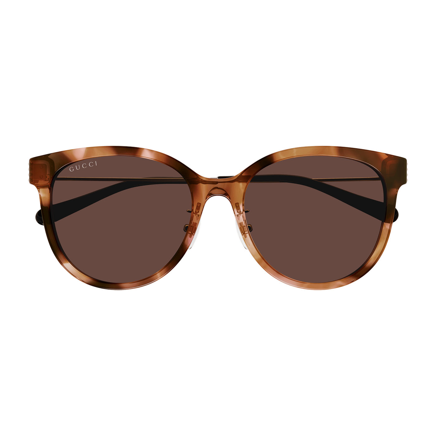 Emblem Oversize Rounded Cat-Eye Shape