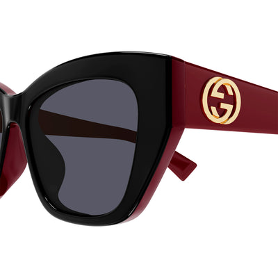 EMBLEM Oversize squared cat-eye Flat GG interlocking logo