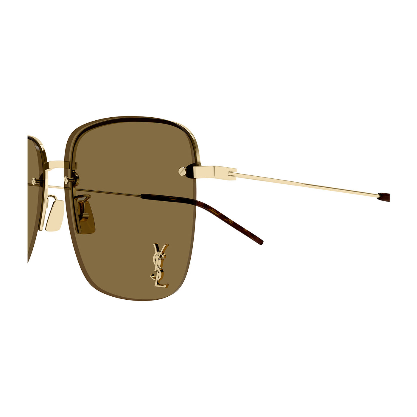 MONOGRAM MODERN HALF RIM SQUARED FEMININE SHAPE