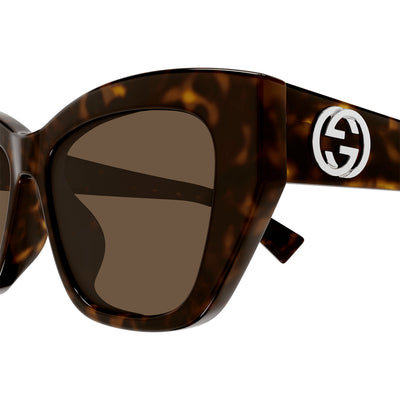 EMBLEM Oversize squared cat-eye Flat GG interlocking logo