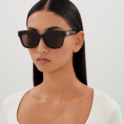 Emblem Rounded Squared Korean Fitting Shape