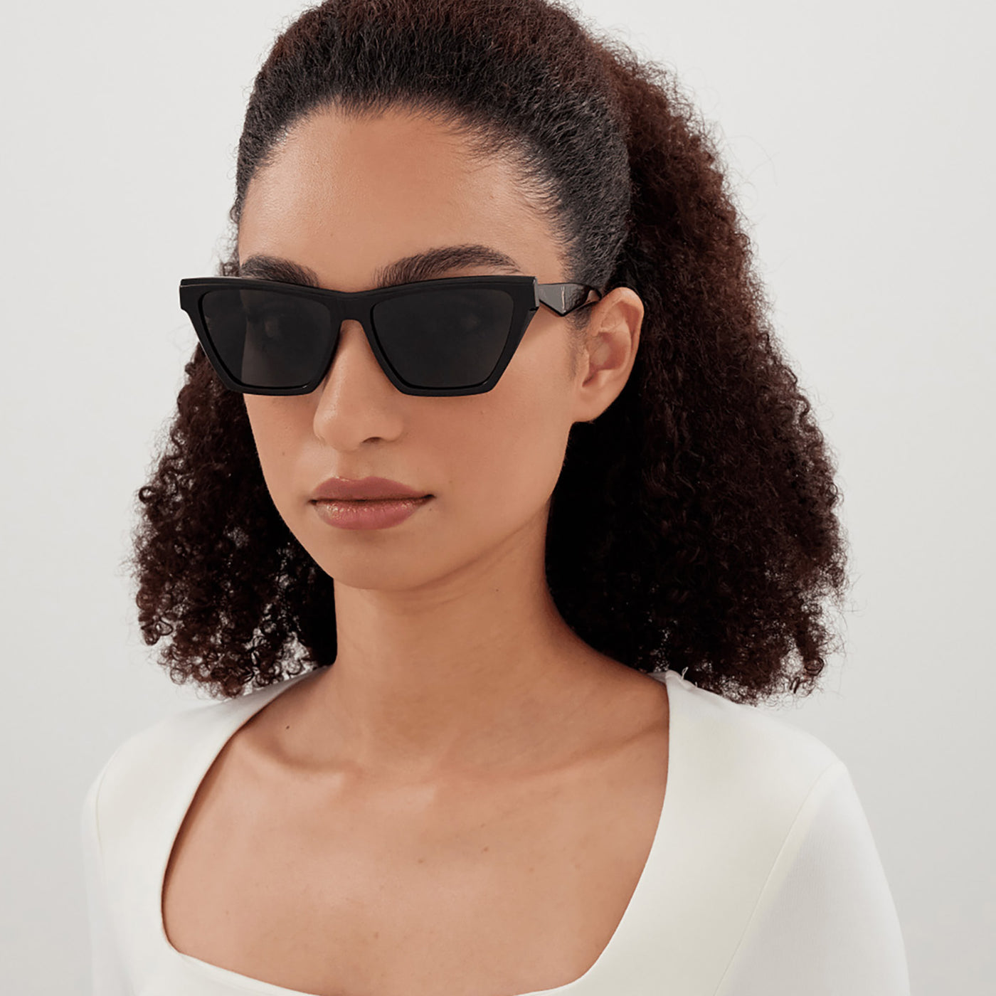 Monogram  Feminine Cat Eye Shape