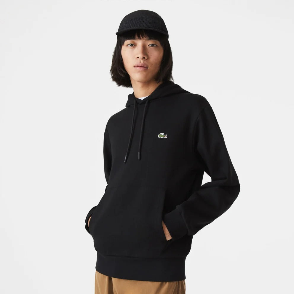 SH9623 QAO 031BK LACOSTE SWEATSHIRT MEN BLACK